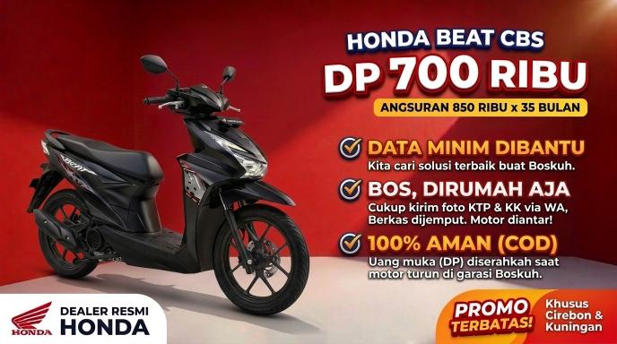 Promo Spesial Honda Beat CBS 2026